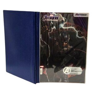 Artesco Marvel CAPTAIN AMERICA Sturdy 2 Pockets 2 Hole Punched Ring Binder - NEW